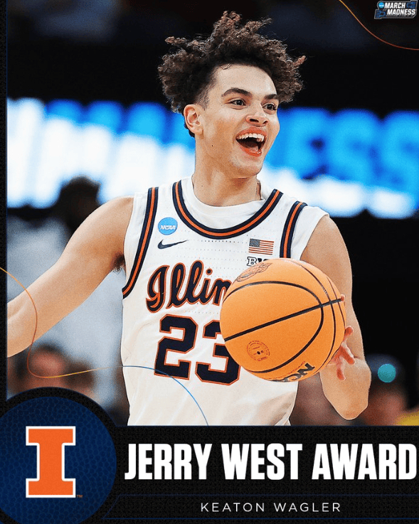 基顿-瓦格勒斩获NCAA年度杰里-韦斯特奖奠定NBA选